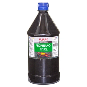 Чорнило WWM HP №10/11/12 1000г Black (H12/B-4) зображення 1