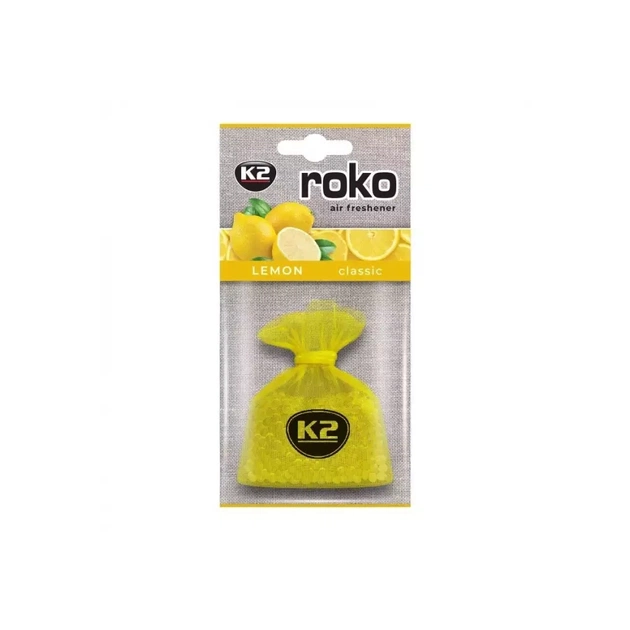 Ароматизатор для автомобиля K2 ROKO Lemon 20г (V825) - изображение 1