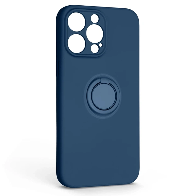 Чохол до мобільного телефона Armorstandart Icon Ring Apple iPhone 14 Pro Max Blue (ARM68720) - зображення 1