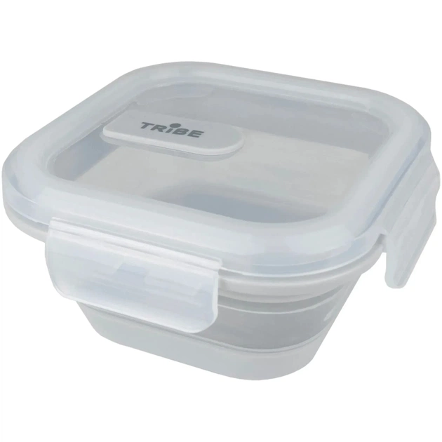 Пищевой контейнер Tribe Collapsible Container 500 мл силіконовий grey (T-FF-0027-grey) - изображение 1