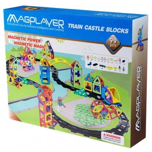 Конструктор Magplayer Набір 99 ел. (MPK-99) зображення 1