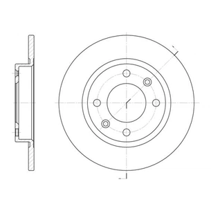 Гальмівний диск REMSA 6136.00 зображення 1