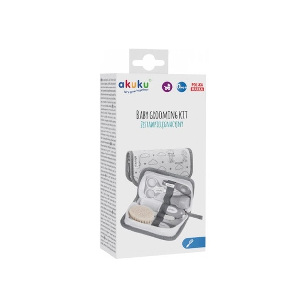 Набір для догляду за дитиною Akuku HOOLIGANS сірий (A0015) - picture 4