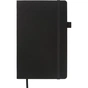 Книга записная Buromax Primo 125x195 мм 96 листов в клетку обложка из искусственной кожи Черная (BM.291161-01) - уменьшенное изображение 2
