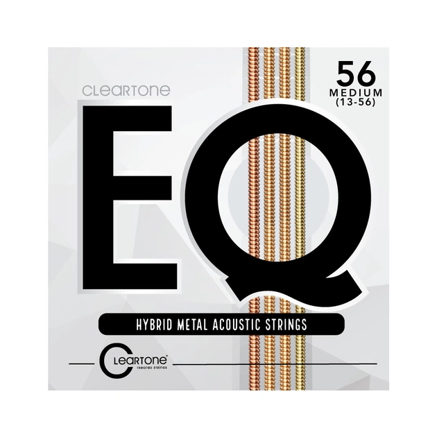 Струны для гитары Cleartone EQ Hybrid Metal Acoustic Medium (13-56) (7813) - изображение 1