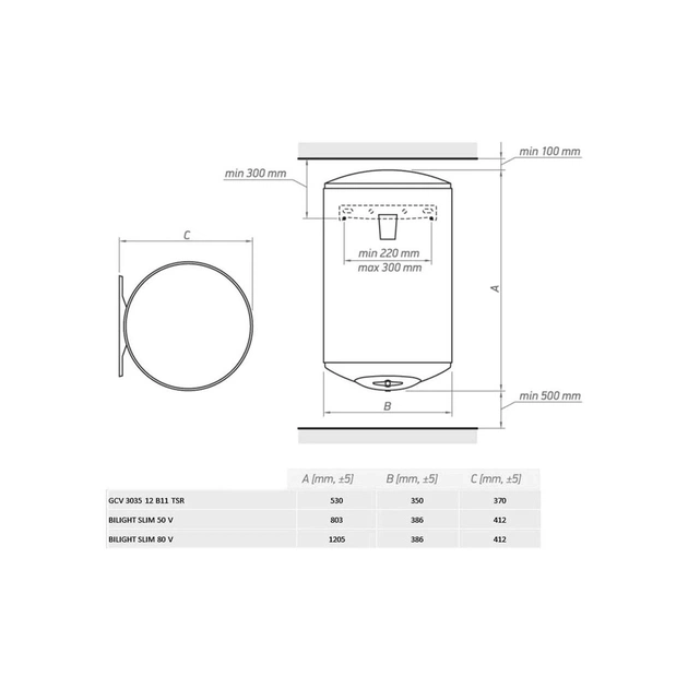 Бойлер Tesy GCV 80 44 15 B11 TSR (303313) - picture 7