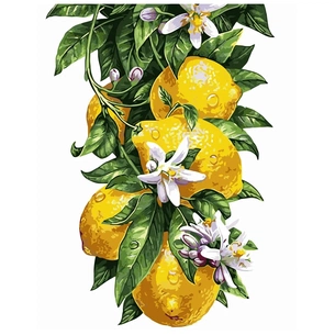 Картина по номерам Strateg Лимони VA-0817 40х50 см (4820220565891) зображення 1