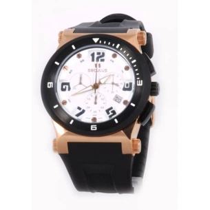 Наручний годинник Seculus 4496.2.503 white, ss-rose ipb, silicon зображення 1