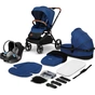 Коляска Lionelo 3 в 1 Mika Blue Navy (LO-MIKA 3IN1 BLUE NAVY) - зменшене зображення 12