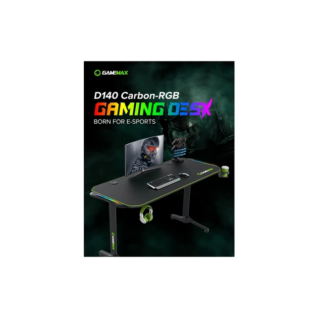 Комп'ютерний стіл Gamemax D140 Carbon-RGB - picture 11