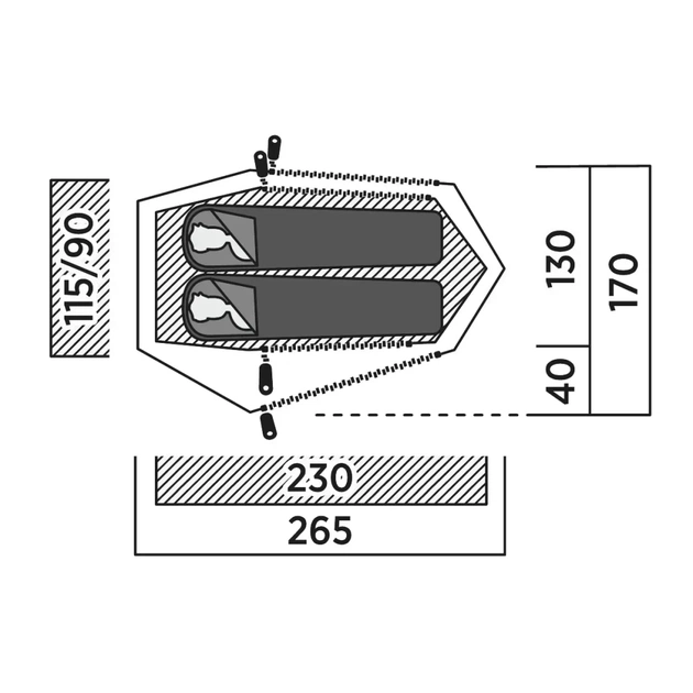 Намет Easy Camp Sarek 2 (120468) (931540) - picture 7