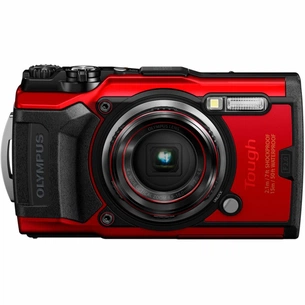 Цифровий фотоапарат Olympus TG-6 Red (Waterproof - 15m; GPS; 4K; Wi-Fi) (V104210RE000) зображення 1