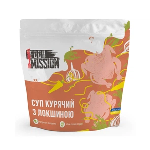 Їжа швидкого приготування Food Mission Суп курячий з локшиною 30 г (fm.30375) зображення 1