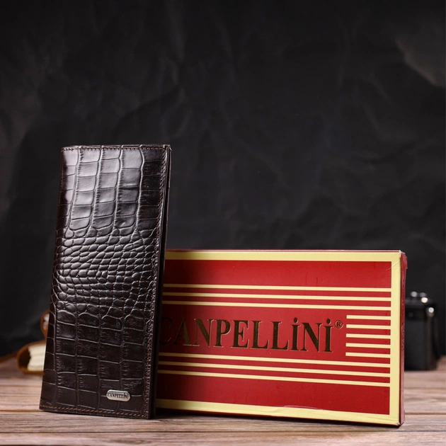 Кошелек Canpellini Из натуральной кожи Коричневый (21907) - изображение 10