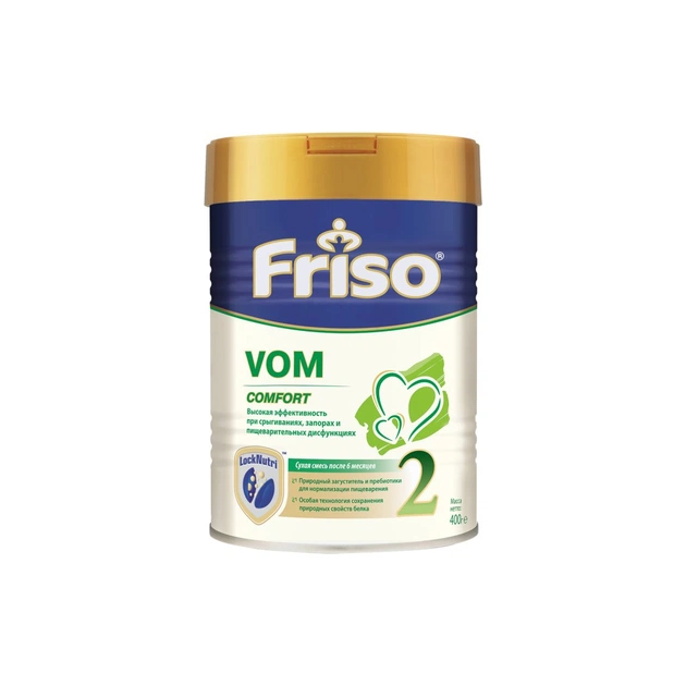 Дитяча суміш Friso молочна Vom 2 Comfort +6 міс. 400 г (8716200724340) - зображення 1