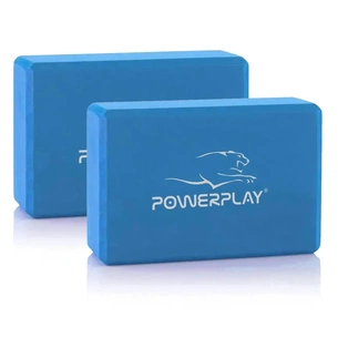 Блок для йоги PowerPlay Yoga Brick EVA 2 шт Сині (PP_4006_Blue_2in) зображення 1
