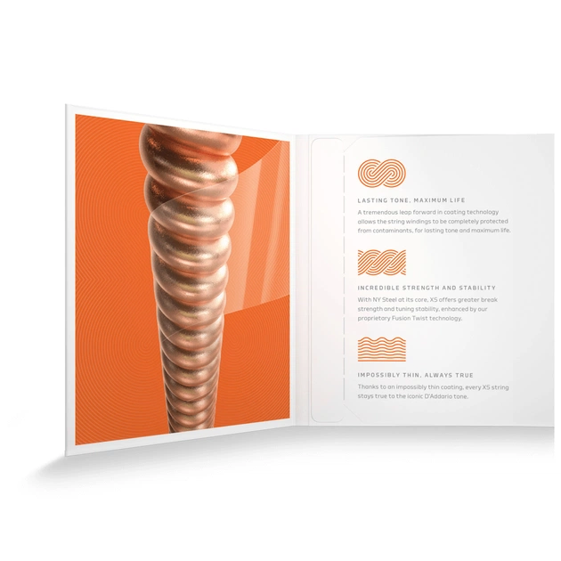 Струни для гітари D'Addario XS Phosphor Bronze Extra Light (10-47) (XSAPB1047) - picture 4