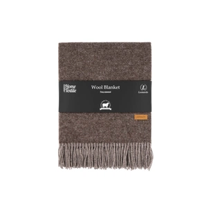 Плед Ardesto Leonardo Doubleface 100% вовна 140x200 см тауп-шоколад (ART0404LD) зображення 1