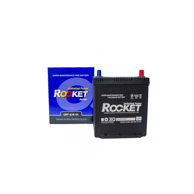 Аккумулятор автомобильный ROCKET 40Ah (SMF 42B19L) - изображение 1