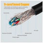 Дата кабель USB 2.0 AM/AM 0.5m 5Gbps Essager (EXCAA2-YTB01) - уменьшенное изображение 6