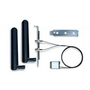 Мережева карта Wi-Fi INTEL WiFi 6 AX200, M.2 key E 2230, 2x2 AX+BT з антенами (AX200.NGWG.DTK) зображення 1