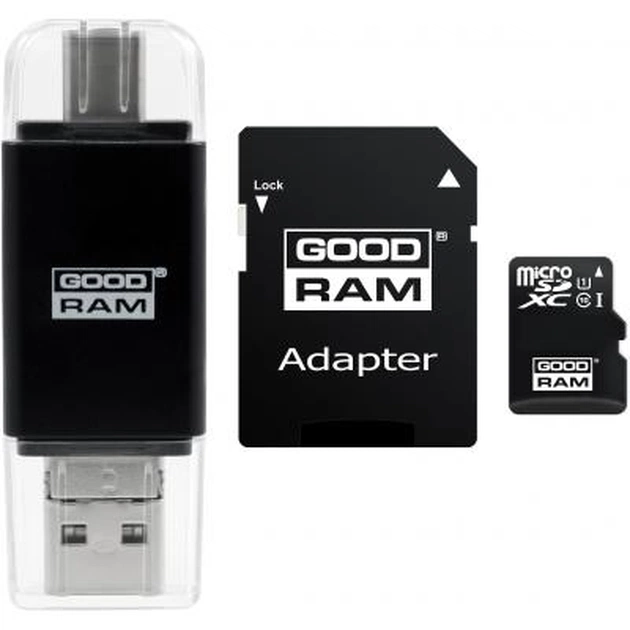 Карта пам'яті Goodram 64GB miсroSDXC class 10 UHS-I (M1A5-0640R11) - изображение 1