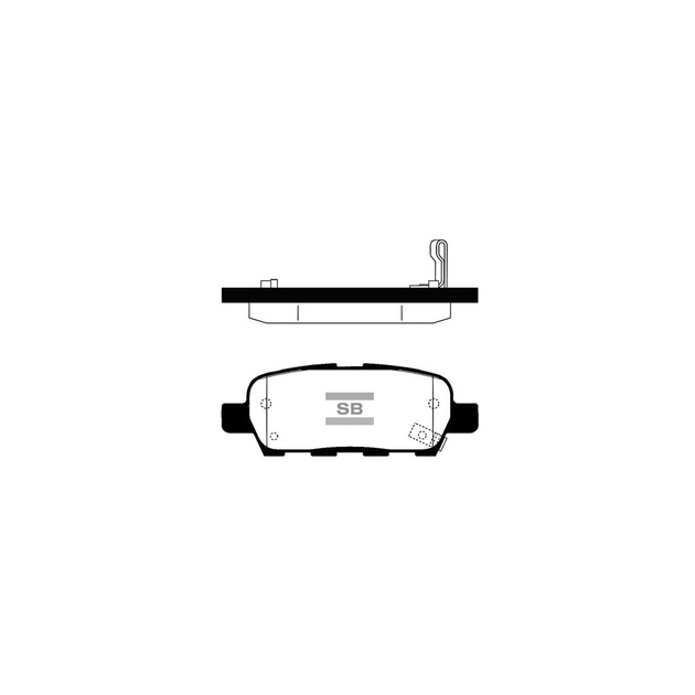 Тормозные колодки HI-Q SP1184 - изображение 1