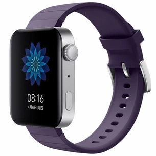 Ремінець до смарт-годинника BeCover Silicone для Xiaomi Mi Watch Dark Purple (704510) зображення 1