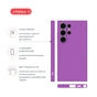 Чохол до мобільного телефона Intaleo Silicone Samsung Galaxy S24 Ultra Violet (1283126600418) - зменшене зображення 4