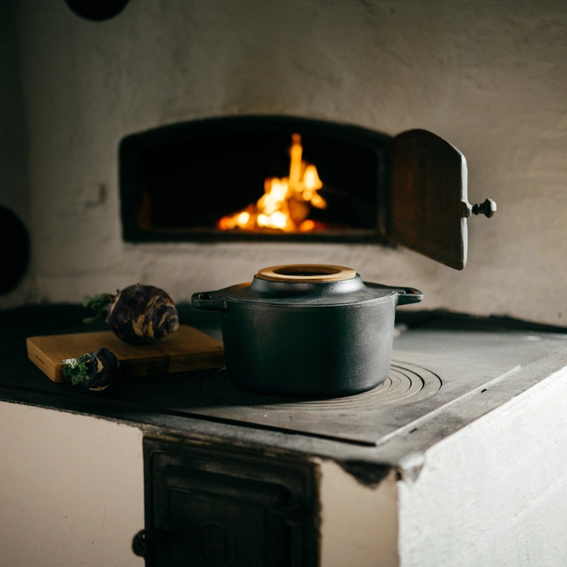 Каструля Fiskars Norden чавунна 4 л чорна (1026565) - picture 10