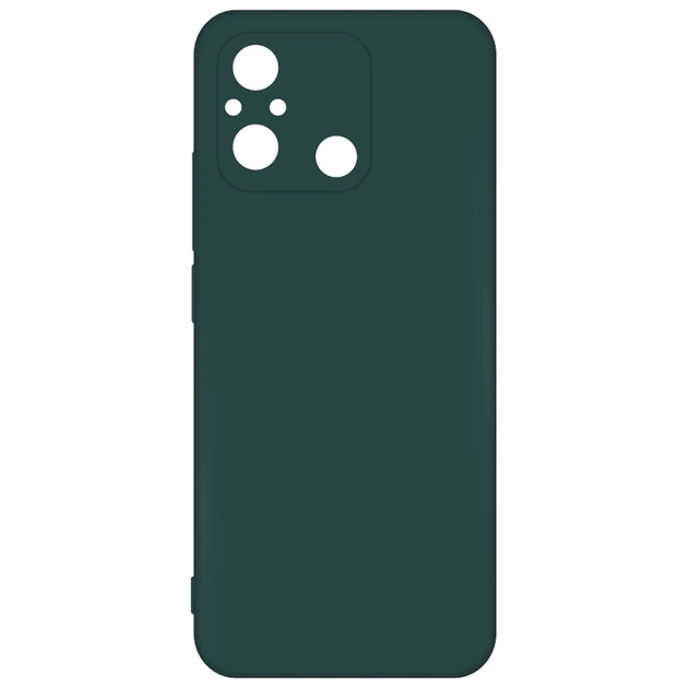 Чехол для мобильного телефона ACCLAB Silicone Case Xiaomi Redmi 12C Dark Green (1283126602399) - изображение 1