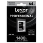 Карта пам'яті Lexar 64GB XQD 1400X Professional (LXQD64GCRBEU1400) - зменшене зображення 2