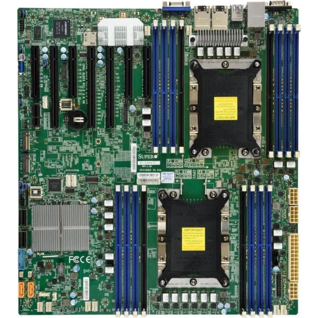 Серверна материнська плата Supermicro X11DPH-T - зображення 1