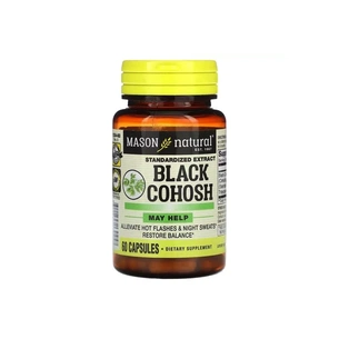 Травы Mason Natural Клопогон, Black Cohosh, Standardized Extract, 60 капсул (MAV-13045) изображение 1