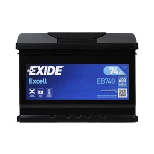 Акумулятор автомобільний EXIDE EXCELL 74A (EB740) зображення 1