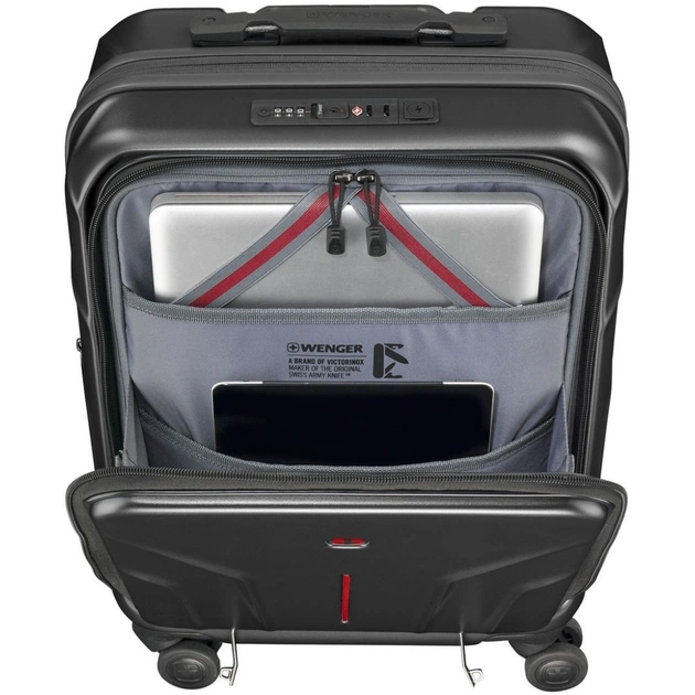 Набір валіз Wenger Amplix Hardside (S+M+L), чорні (653335) - зображення 3