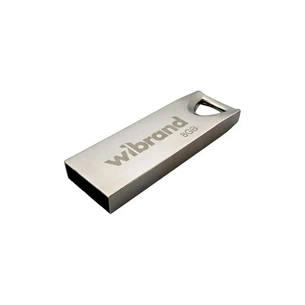 USB флеш накопичувач Wibrand 8GB Taipan Silver USB 2.0 (WI2.0/TA8U2S) зображення 1