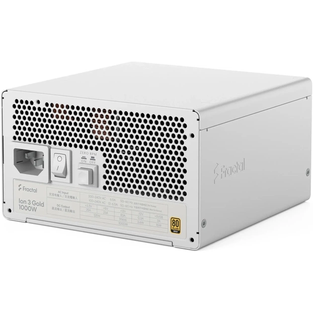 Блок питания Fractal Design 1000W Ion 3 Gold (FD-P-IA3G-101-EU-WT) - изображение 3