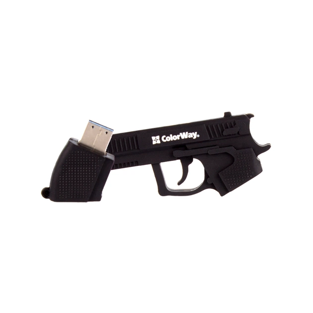 USB флеш накопичувач ColorWay Pistol 32 GB 3.0 Black (CW-USBPL32) - picture 8