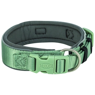 Нашийник для тварин Trixie Premium екстраширокий M-L 40-48 см 40 мм блакитно-сірий (4053032677579) зображення 1