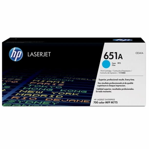 Картридж HP CLJ 651A Cyan (CE341A) зображення 1