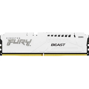 Модуль пам'яті для комп'ютера DDR5 32GB 5600 MHz Beast White Kingston Fury (ex.HyperX) (KF556C36BWE-32) зображення 1