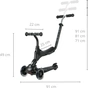 Самокат QPlay 5 в 1 Sema Pro Black (ST-004SemaProBlack) - зменшене зображення 8
