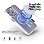 Чохол до мобільного телефона Armorstandart Unit MagSafe Apple iPhone 15 Matte Clear Silver (ARM69348) - зменшене зображення 3