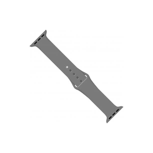 Ремінець до смарт-годинника Intaleo Silicone для Apple Watch 42/44 mm gray (1283126494352) зображення 1
