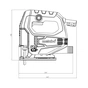 Електролобзик Metabo STEB 65 Quick, 450Вт, 600-3000 об/хв (601030500) - уменьшенное изображение 2