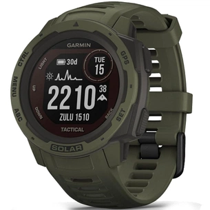 Смарт-годинник Garmin Instinct Solar, Tactical Edition, Moss (010-02293-04) зображення 1