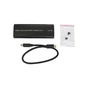 Кишеня зовнішня Dynamode M.2 SSD NVMe/SATA combo USB3.2 GEN2 Type-C aluminium black (DM-CAD-SSD10) - зменшене зображення 7