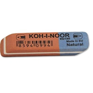Гумка Koh-i-Noor combined eraser BlueStar, 6521/60 (6521060010KD) изображение 1
