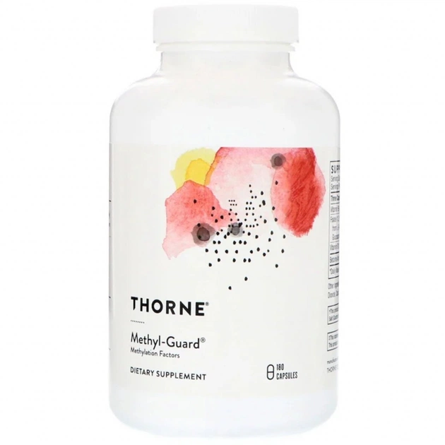 Мультивитамин Thorne Research Метил-Гард, Витамины Для Мозга, Methyl-Guard, 180 Капсул (THR-78703) - изображение 1
